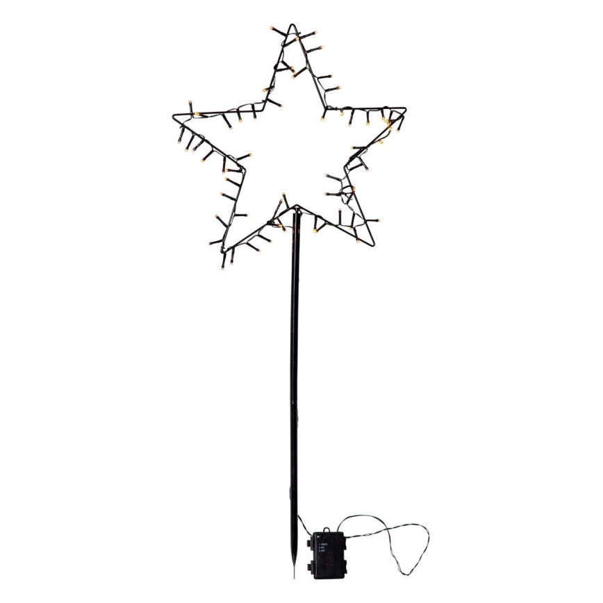 Eglo - LED-Außen-Weihnachtsdekoration LED/3xAA IP44 Stern