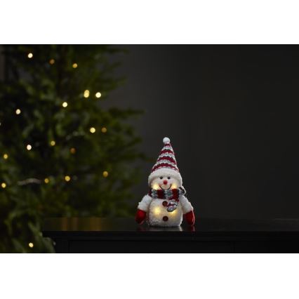 Eglo - LED Weihnachtsdekoration 4xLED/0,06W/3xAAA Schneemann