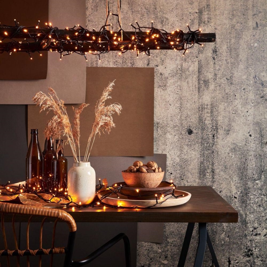 Eglo - LED Außen-Weihnachtslichterkette 1200xLED 29m IP44 warmweiß