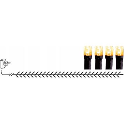 Eglo - LED Außen-Weihnachtslichterkette 1200xLED 29m IP44 warmweiß