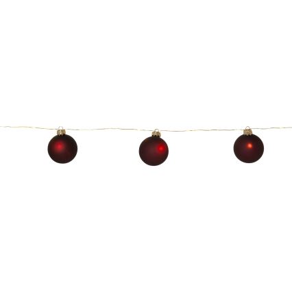 Eglo 411559 - Weihnachtskette BLISS 22xLED/3xAA 2,6m warmweiß