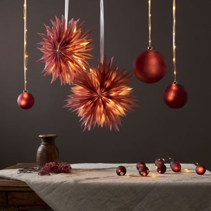 Eglo 411559 - Weihnachtskette BLISS 22xLED/3xAA 2,6m warmweiß