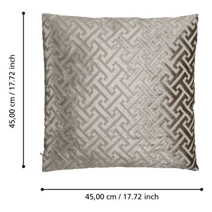 Eglo - Dekoratives Kissen 45x45 cm beige