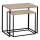 Eglo 424006 - 2er-Set Beistelltische TOZAWA, braun/schwarz