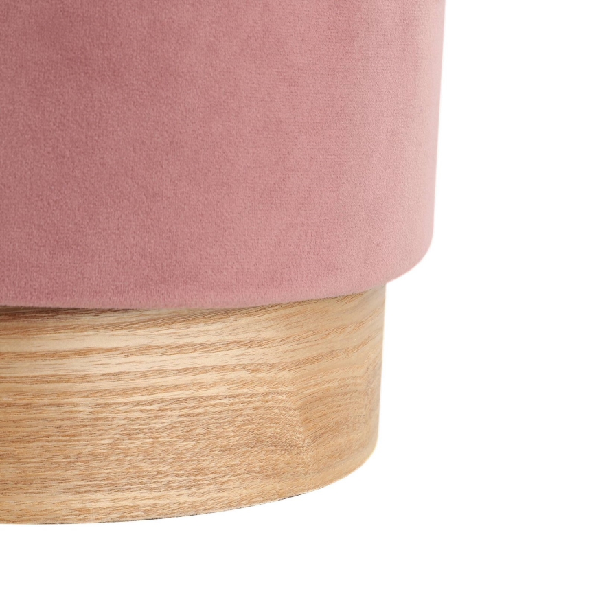 Eglo - SET 2x Sitzhocker d 30,5/37 cm rosa