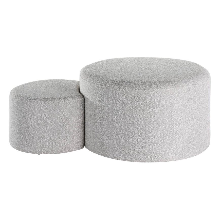 Eglo - SET 2x Hocker Ø 45,5/70 cm grau