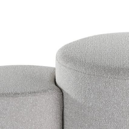 Eglo - SET 2x Hocker Ø 45,5/70 cm grau
