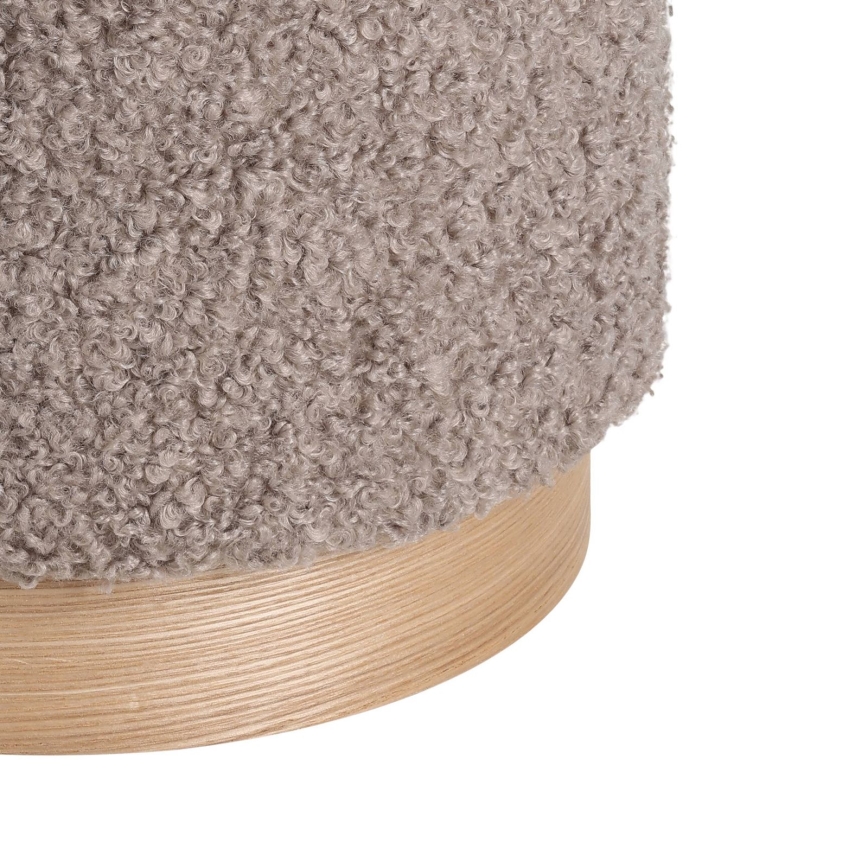 Eglo - SET 2x Sitzhocker d 31,5/38,5 cm braun