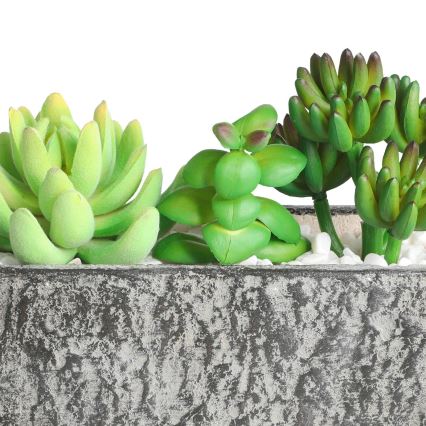 Eglo - Künstliche Pflanze im Blumentopf 14,5x17,8 cm Sukkulent