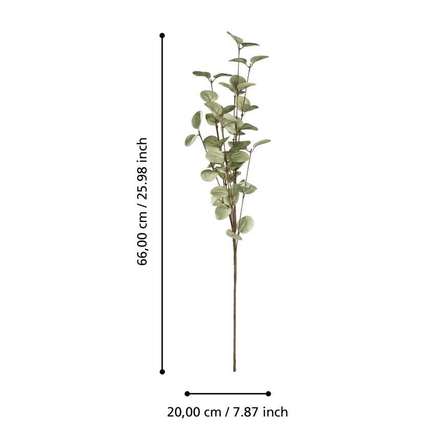 Eglo - Kunstblume 66 cm grün