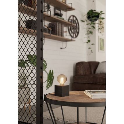 Eglo - Tischlampe 1xE27/40W/230V Anthrazit