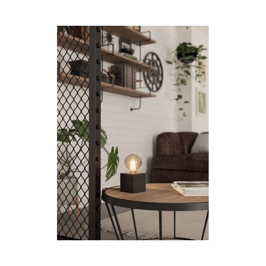 Eglo - Tischlampe 1xE27/40W/230V Anthrazit