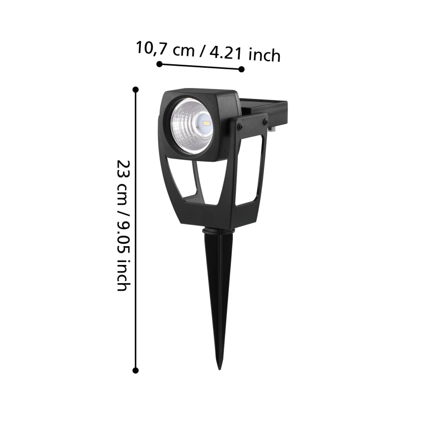 Eglo 48719 - LED-Solar-Strahler SOLAR 1xLED/0,1W/3,2V 1000 mAh IP44
