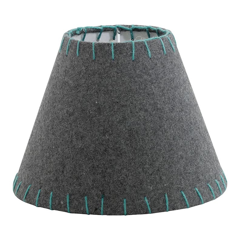Eglo 49433 - Lampenschirm für Stehleuchte VINTAGE grün bestickt E14 Ø 20,5 cm