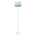 Eglo 55083 - LED-Stehleuchte 1xE27/10W/230V 3000K weiß/türkisfarben