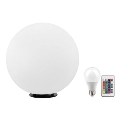 Eglo 55786 - LED RGBW Außenleuchte MONTEROLO-C 1xE27/9W/230V 2700-6500K IP65 Ø 30 cm + Fernbedienung