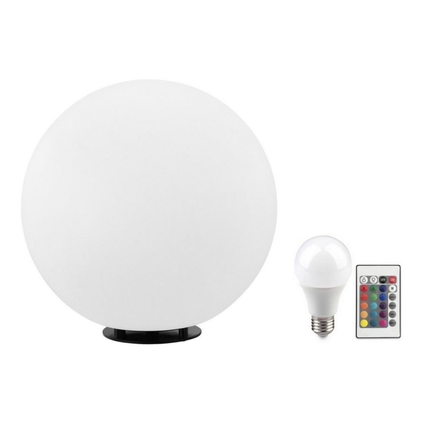 Eglo 55786 - LED RGBW Außenleuchte MONTEROLO-C 1xE27/9W/230V 2700-6500K IP65 Ø 30 cm + Fernbedienung