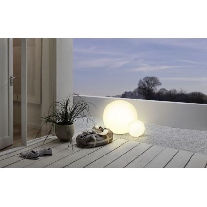 Eglo 55786 - LED RGBW Außenleuchte MONTEROLO-C 1xE27/9W/230V 2700-6500K IP65 Ø 30 cm + Fernbedienung