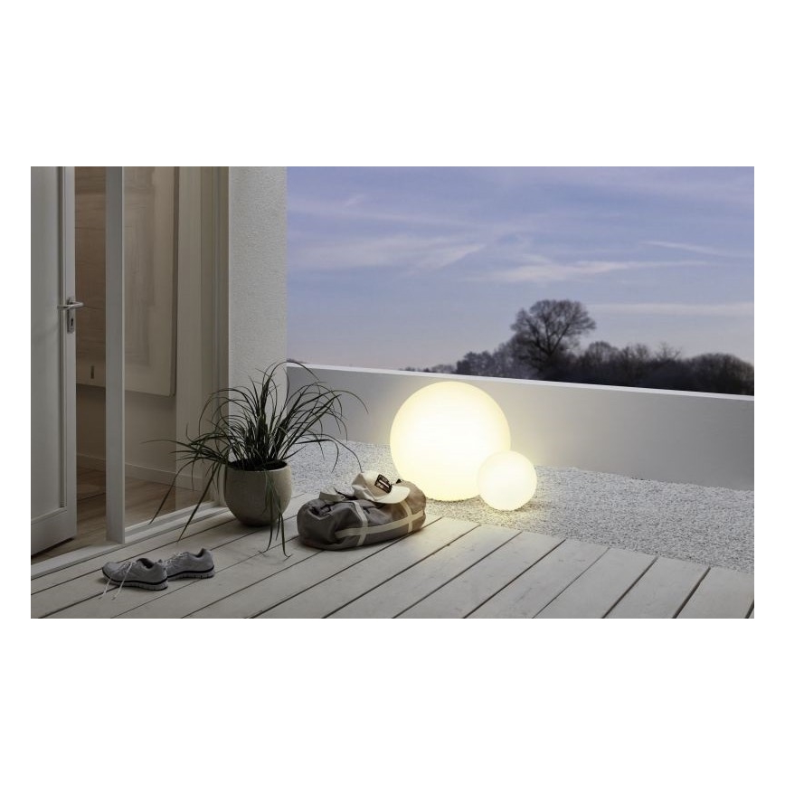 Eglo 55786 - LED RGBW Außenleuchte MONTEROLO-C 1xE27/9W/230V 2700-6500K IP65 Ø 30 cm + Fernbedienung