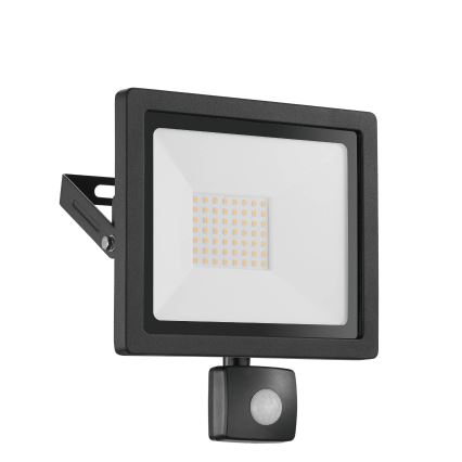 Eglo 64872 - LED-Strahler mit Sensor FILETTI LED/30W/230V 3000K IP44 Schwarz