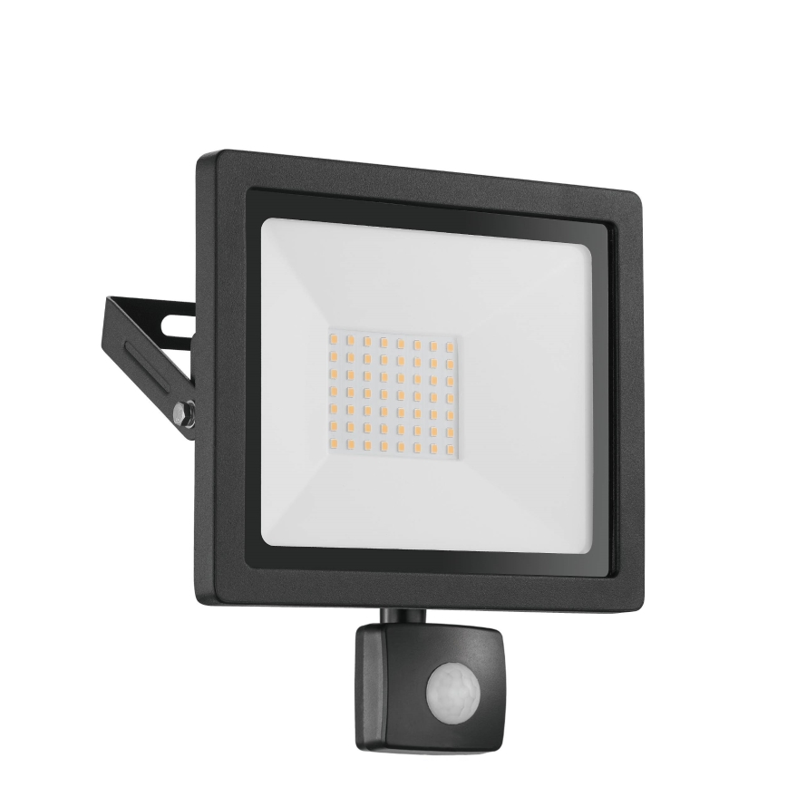Eglo 64872 - LED-Strahler mit Sensor FILETTI LED/30W/230V 3000K IP44 Schwarz