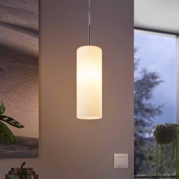 Eglo 75251 - LED RGB dimmbare Hängeleuchte an Seil ELLUNO-C E27/7,5W/230V + Fernbedienung