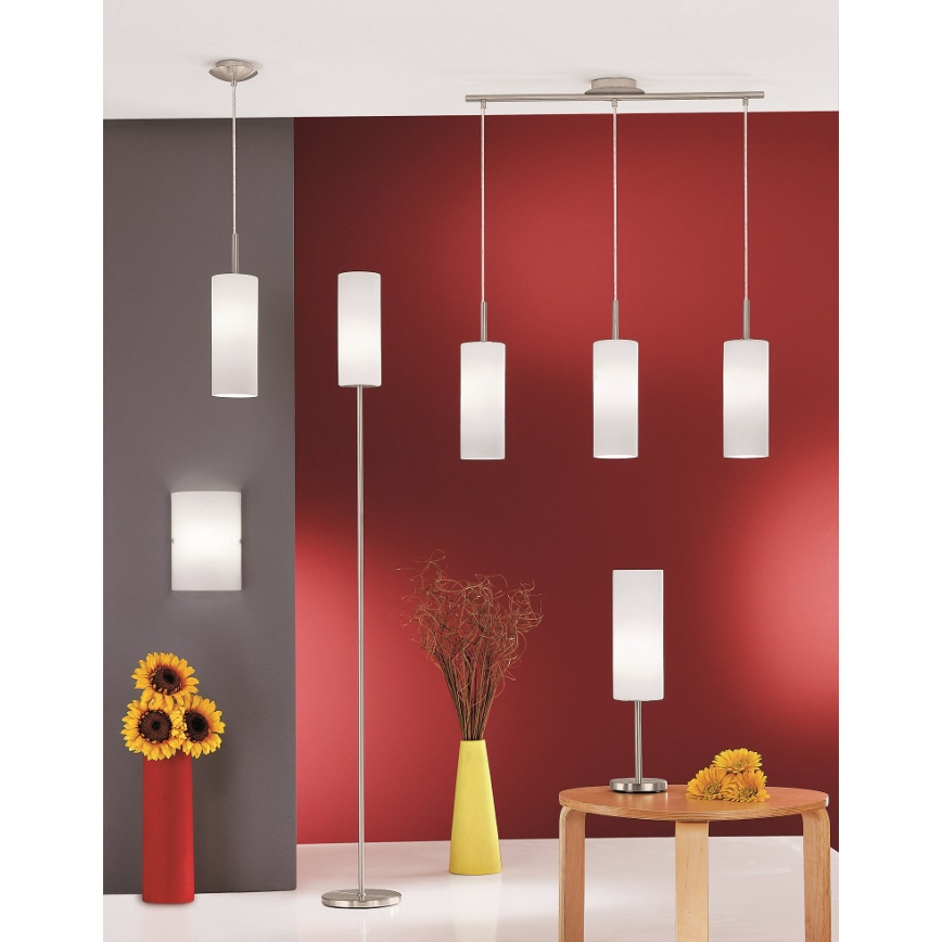 Eglo 75251 - LED RGB dimmbare Hängeleuchte an Seil ELLUNO-C E27/7,5W/230V + Fernbedienung