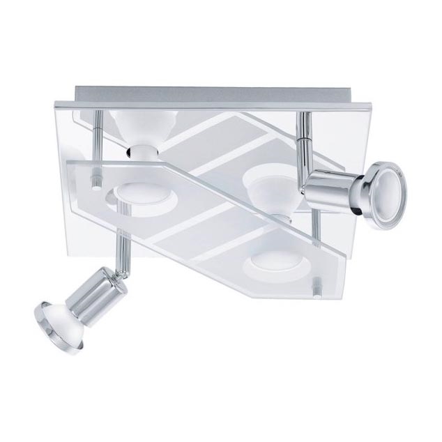 Eglo 75379 - LED RGBW dimmbares Einbauleuchte CABO-C 4xGU10/4W/230V + Fernbedienung