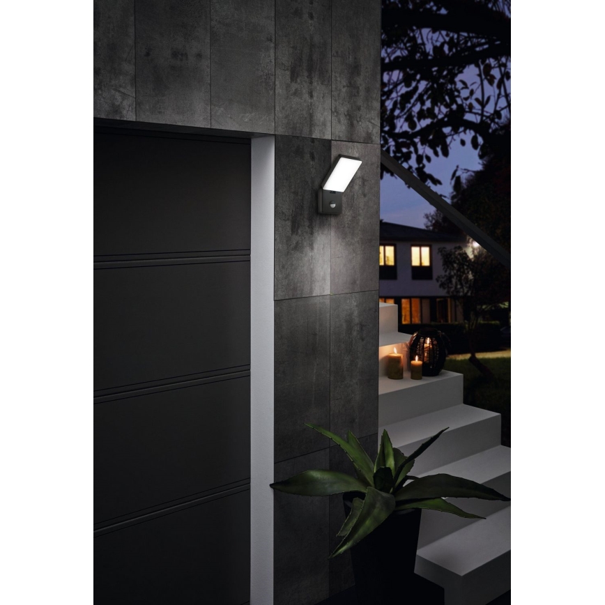 Eglo – Outdoor-LED-Wandleuchte mit Sensor LED/10W/230V IP44