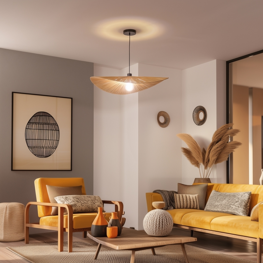 Eglo 781096 - Ersatz-Lampenschirm für Leuchte KERIA, Ø 80 cm, beige