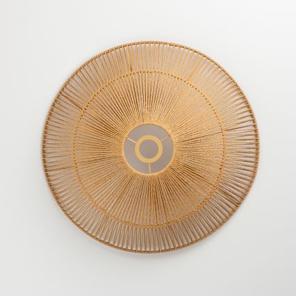 Eglo 781097 - Ersatz-Lampenschirm für Leuchte KERIA, Ø 50 cm, braun