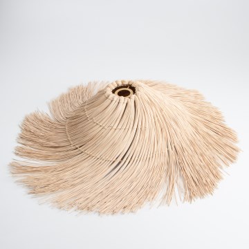 Eglo 781136 - Ersatz-Lampenschirm für die Leuchte KERIA, Ø 70 cm, beige