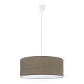 Eglo 79068 - Kronleuchter an Schnur SITIA 3xE27/60W/230V braun