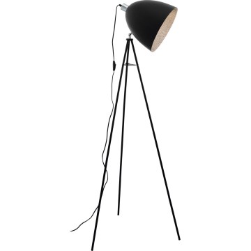 Eglo 79377 - Stehleuchte MAREPERLA 1xE27/60W/230V schwarz