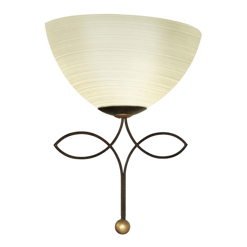 EGLO 89135 - Wandleuchte BELUGA 1xE27/60W antik braun