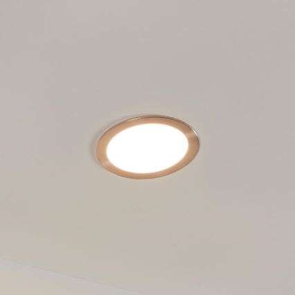 Eglo - Dimmbare LED-Badezimmer-Einbauleuchte LED/10,5W/230V IP44 ZigBee Ø 16,5 cm