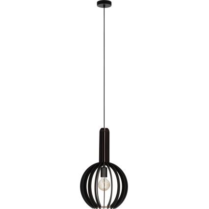 Eglo - Hängeleuchte an Kabel 1xE27/40W/230V Ø 31 cm schwarz