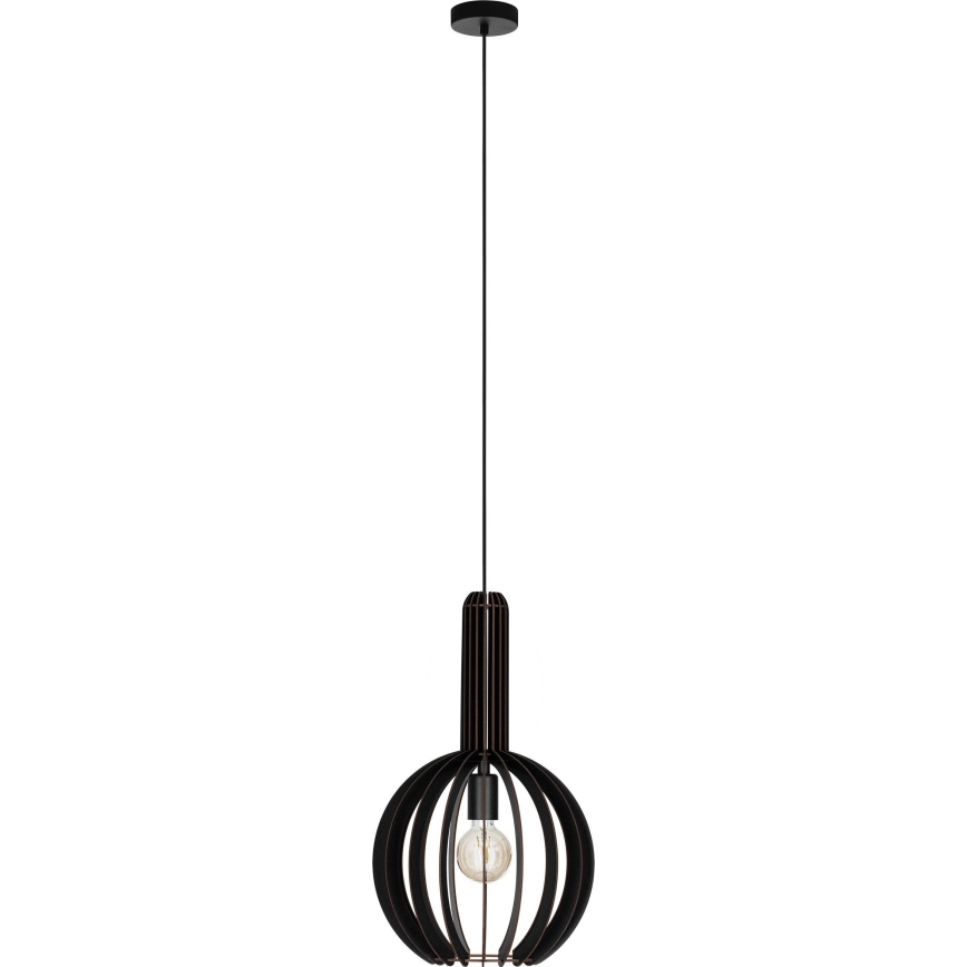 Eglo - Hängeleuchte an Kabel 1xE27/40W/230V Ø 31 cm schwarz