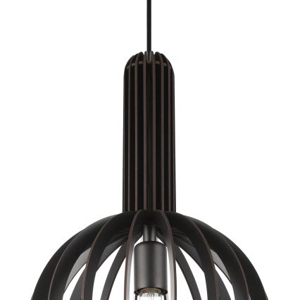 Eglo - Hängeleuchte an Kabel 1xE27/40W/230V Ø 31 cm schwarz
