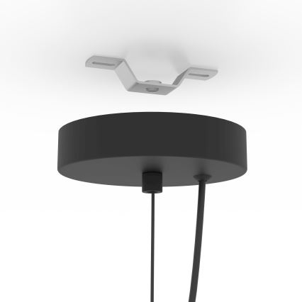 Eglo - Hängeleuchte an Kabel 1xE27/40W/230V schwarz