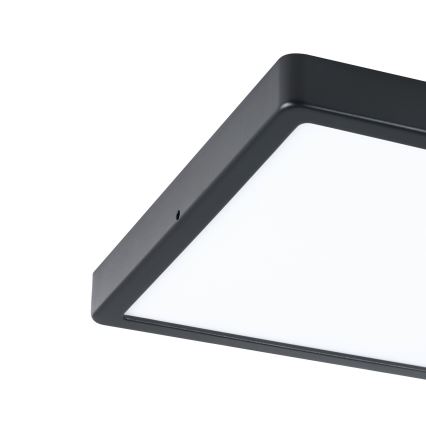Eglo - LED Badezimmer-Deckenleuchte LED/20,5W/230V IP44 schwarz