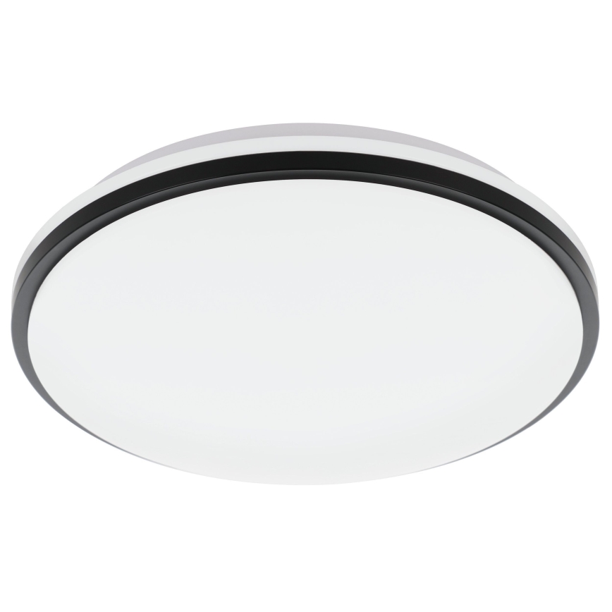 Eglo - LED Badezimmer-Deckenleuchte LED/15,6W/230V IP44 Schwarz