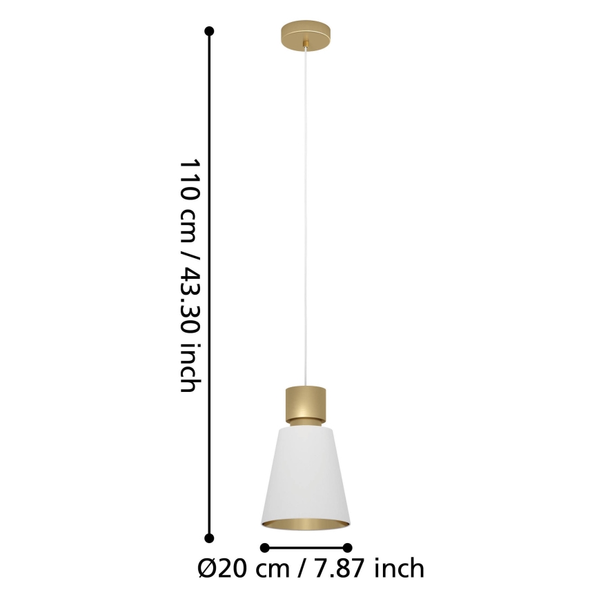 Eglo - Hängeleuchte an Kabel 1xE27/40W/230V