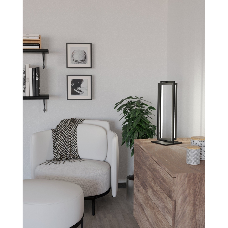 Eglo – Dimmbare LED-Tischleuchte LED/15,5W/230V + Fernbedienung