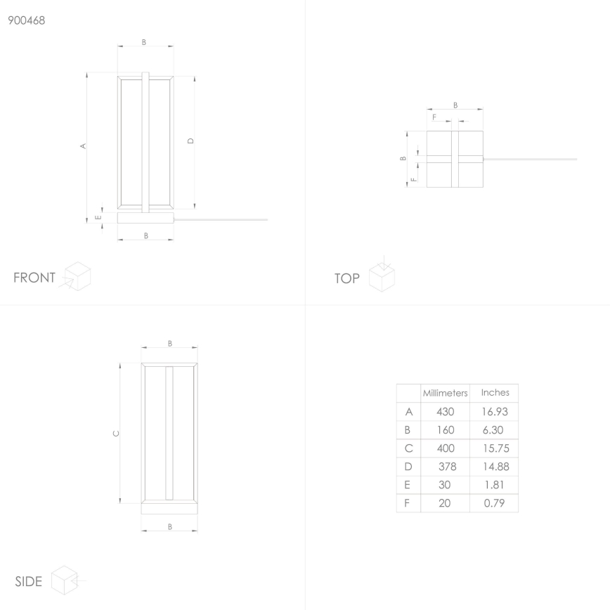 Eglo – Dimmbare LED-Tischleuchte LED/15,5W/230V + Fernbedienung
