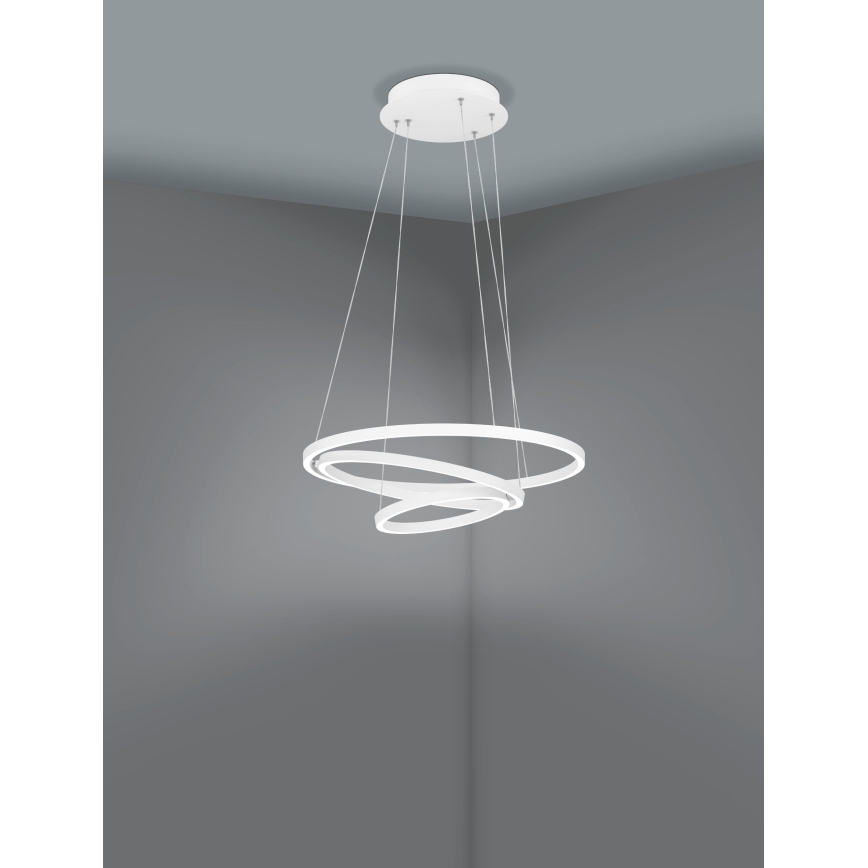 Eglo - LED dimmbare Hängeleuchte an Kabel LED/43,2W/230V weiß