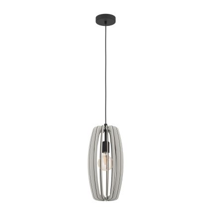 Eglo - Hängeleuchte an Kabel 1xE27/40W/230V cremefarben