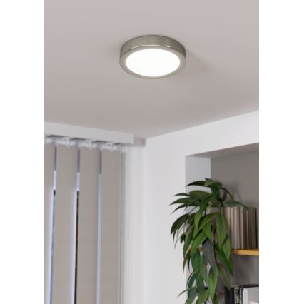 Eglo - LED dimmbare Deckenleuchte LED/11W/230V mattchrom