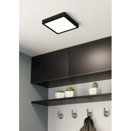 Eglo - LED dimmbare Deckenleuchte LED/17W/230V schwarz