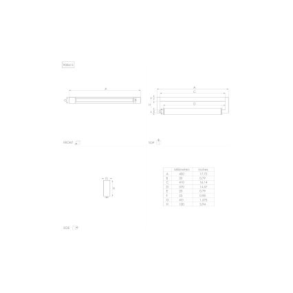 Eglo - LED Badezimmer-Spiegelleuchte LED/8,9W/230V IP44